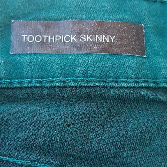 Kut From the Kloth Toothpick Skinny Jeans Teal 2P - Picture 8 of 12
